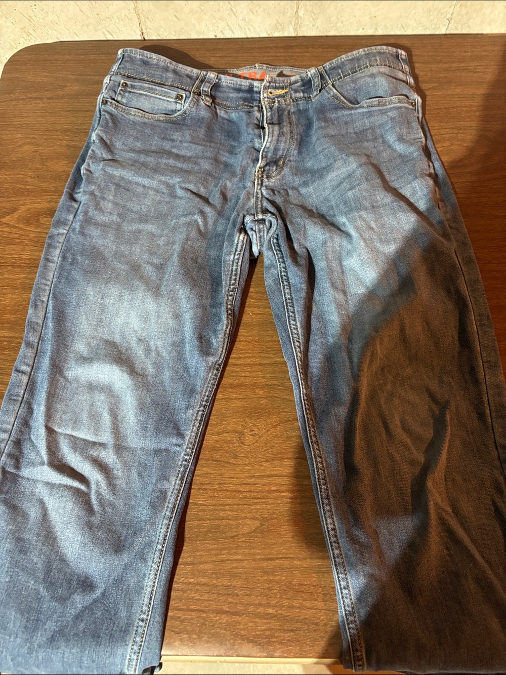 urban pipeline Men's Straight Jeans in Medium Blue